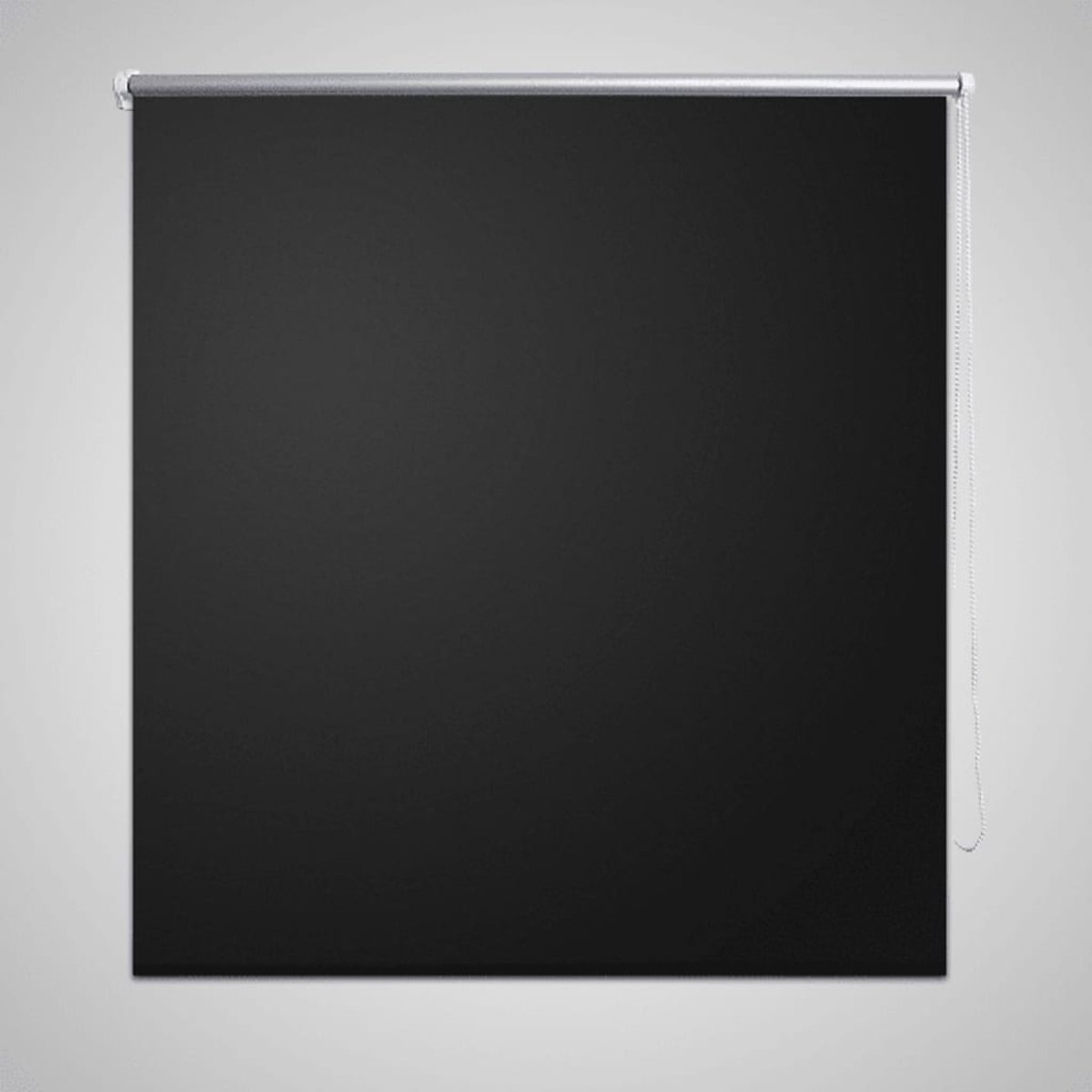 Decoways - Rolgordijn verduisterend 80x230 cm zwart