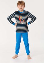 Woody pyjama jongens - streep - eekhoorn - 222-1-PLC-S/911 - maat 152