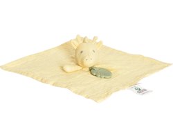 TIKIRI Knuffeldoekje - Giraf - Met Bijtring - Geel - 0 Jaar