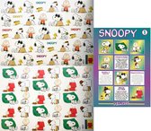 Paquet Snoopy : 4 feuilles de découpage 3D grandes (2 types) + livre de patrons de repassage A4 Snoopy