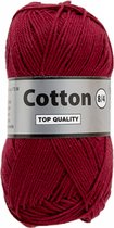 Lammy Yarns Cotton eight 8/4 - 5 bollen van 50 gram - bordeaux (848) - dun katoen garen