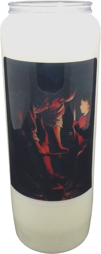 Bougie de neuvaine Holy Man 014 - Brûleur 9 jours (5 pièces)
