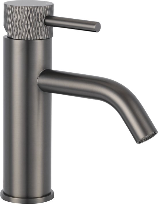 hansgrohe Tecturis S Fine - Wastafelkraan zonder afvoer, energiebesparend (CoolStart), Wastafelmengkraan met uitloop hoogte 151 mm, Badkamerkraan waterbesparend (EcoSmart ), chroom, 73341000