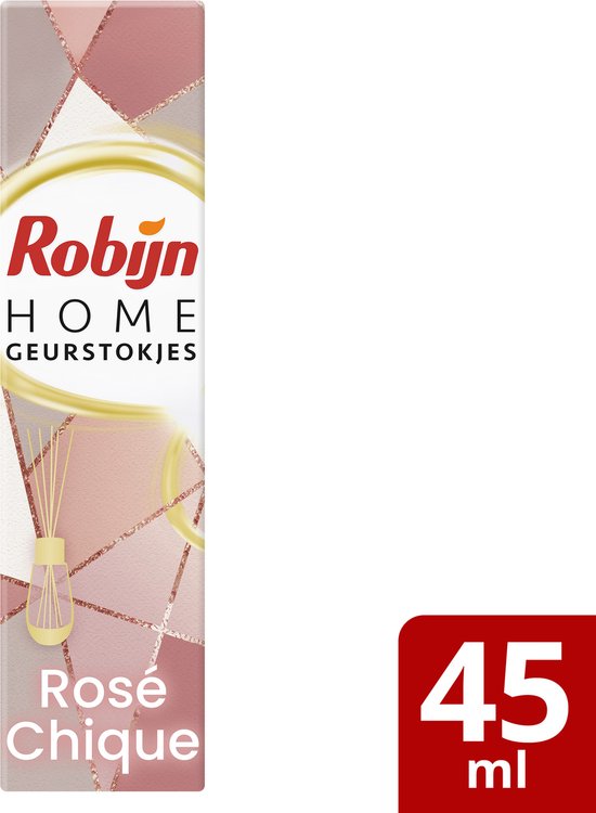Robijn Home Geurstokje Rosé Chique - 45 ml - Robijn