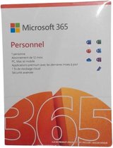 MICROSOFT 365 Personal - 1 gebruiker - pc of Mac - abonnement van 1 jaar - Franstalig