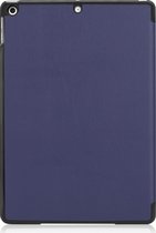 Hoesje Geschikt voor iPad 10.2 2021 Hoesje Case Hard Cover Hoes Book Case - Donkerblauw