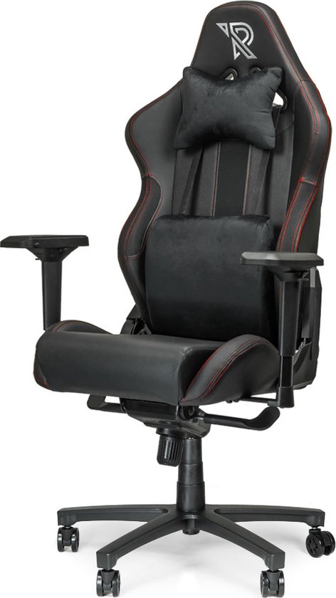 Ranqer Performance Gamestoel - Luxe Ergonomische Bureaustoel - Gaming Stoel voor volwassenen - 4D Armleuningen - Zwart