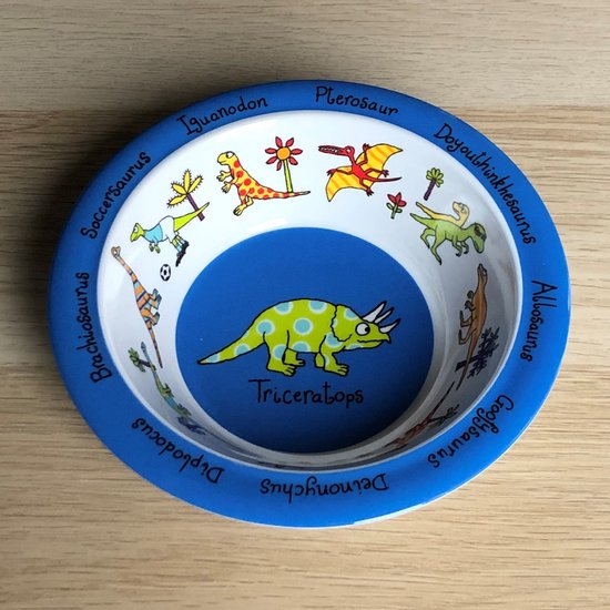 Dino's dinosaurussen kinder melamine kom / schaal - Tyrrell Katz van Dino. — afbeelding 2