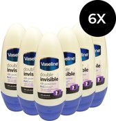 Vaseline Double Invisible Deodorant (6 stuks)