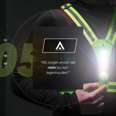 ARISENN® 3D LED Hardloop Verlichting - Led Harnas - Led Vest - INCL. hersluitbare zipper bag - Wit Licht voor & Rood licht achter - Hardloop Led verlichting - Reflecterend Hardloop vest - Hardlopen - Sport verlichting - incl batterijen
