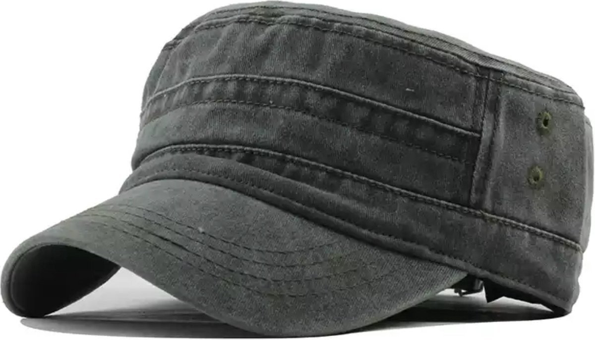 Army Pet - Zonneklep - Unisex - Maat 56/58 - Groen