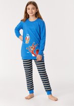 Woody pyjama meisjes - blauw - eekhoorn - 222-1-POP-S/832 - maat 152