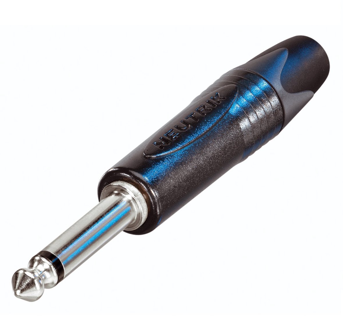 Neutrik NP2X-BAG Jack 6.3mm mono kabeldeel zwart