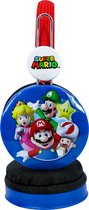 Super Mario and Friends - Écouteurs pour Enfants 3-7 Ans - Bleu/Rouge