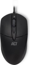ACT Optische Muis | Bekabeld | USB | 1000 dpi | Links- en Rechtshandig |Zwart AC5005
