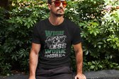 Rick & Rich Workout tshirt - T-shirt M - Gym tshirt - heren t shirts met ronde hals - Sport tshirt - heren shirt korte mouw - Fitness shirt - Gym Motivation tshirt - shirt met opdruk - Wish less Work more Shirt