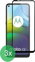 Geschikt Voor: Motorola Moto G9 Power Full Screenprotector 3x - screen protector - volledige glas - bescherming - beschermglas - ZT Accessoires