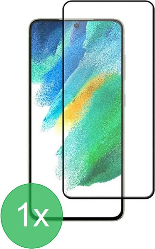 Volledige Glasplaatje Geschikt voor: Samsung Galaxy S21 FE Full Screenprotector 1x - screen protector - volledige glas - bescherming - beschermglas - ZT Accessoires
