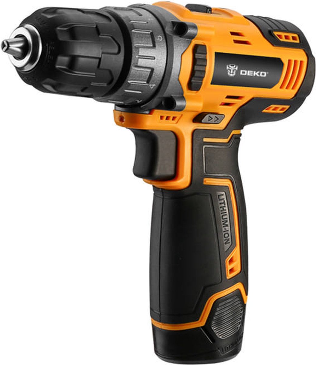 zerotop Accu-boormachine, 21 V, 28 stuks draadloze hamerboormachine met 2 batterijen 1,5 Ah, 25 3 koppelboormachine, 35 Nm Max, 2 snelheden LED-licht voor thuis en tuin, doe-het-zelf project