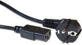 Câble de raccordement ACT 230V schuko mâle (coudé) - C13 noir