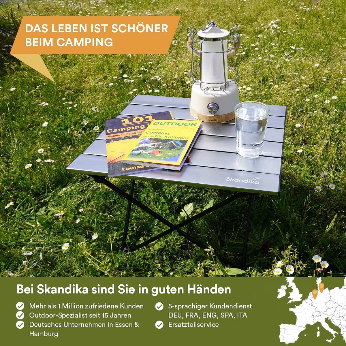 kampeertafel , klaptafel