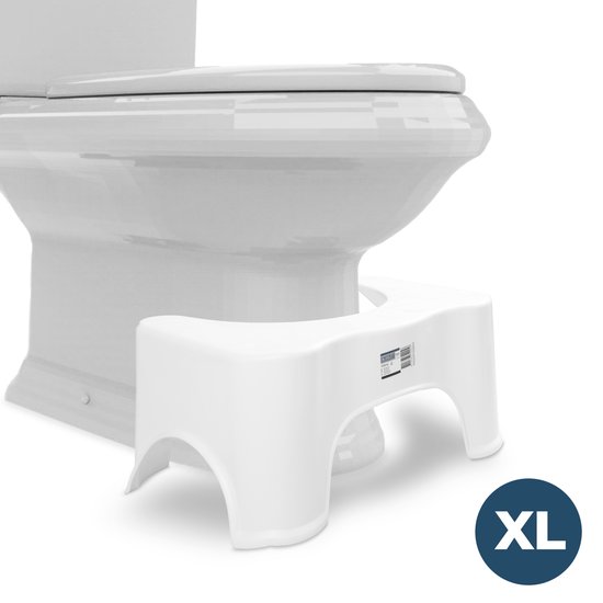 Kleuterschool Vervagen Openbaren BUDDLEY® Toiletkrukje (XL) | WC Krukje Volwassenen | Groot 21x47CM | Toilet  Squatty |... | bol.com