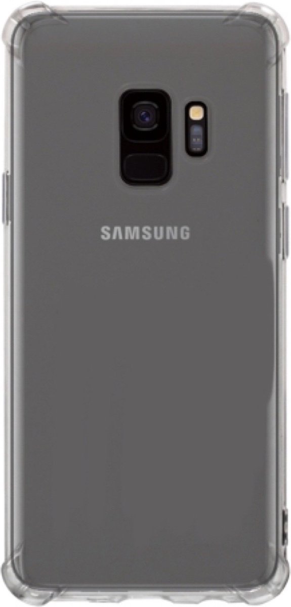 Anti Shock silicone back cover Geschikt voor Samsung Galaxy S9/Transparant hoesje