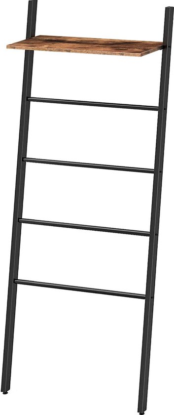 Handdoekenrek BWS Industrieel 95x25x20 cm Staal Matte Blanke Lak - Megadump Dalen