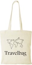 Sac en coton naturel - Tassen dames - Travelbag