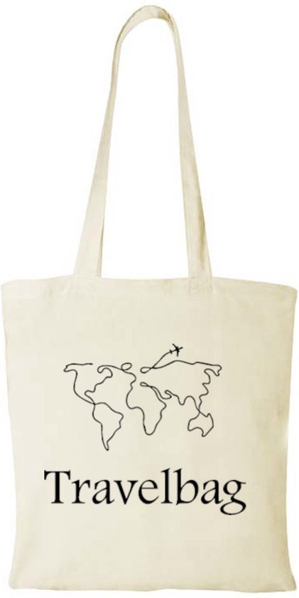 Sac en coton naturel - Tassen dames - Travelbag