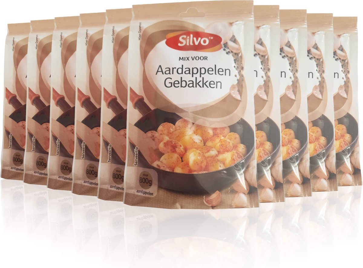 Goedkoopste Silvo® | 10 x Mix Gebakken Aardappelen 36 g | zakjes | multipack