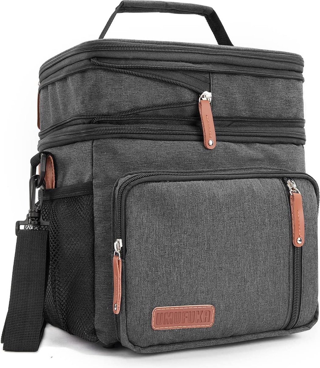 Lunchtas – Geïsoleerde lunchtas – Handig lunctas voor werk en school – compact lunchtas
