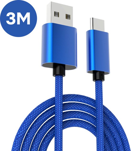 Extra Snelle USB-C Oplaadkabel voor Samsung / Huawei / LG / OnePlus - A naar... | bol.com