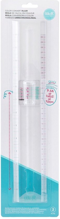 We R Color Convert Ruler We R Makers Color Convert Ruler | bol