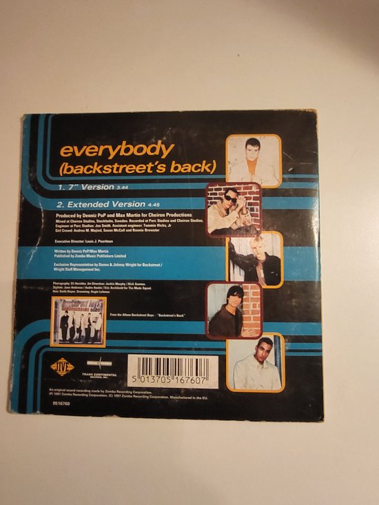 Backstreet Boys - Everybody (backstreet's back) CD-single - Backstreet Boys