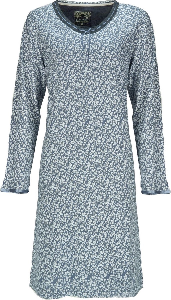 Irresistible Dames Nachthemd Blauw IRNGD2204A - Maten: