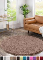 Tapis Mocca Rond Shaggy Candy 160 X 160 CM
