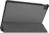 Tablet hoes & 2-Pack Screenprotector geschikt voor Lenovo Tab P11 - 11 Inch - Auto Wake/Sleep functie - Grijs