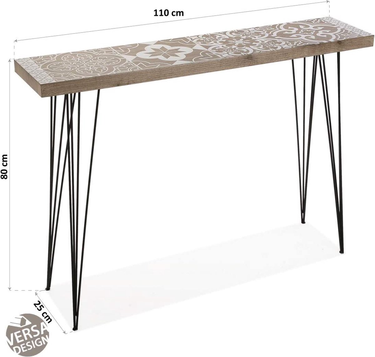 Versa Kamira Paraplubak voor Inkomhal, Slaapkamer of Zaal, Moderne parapluhouder, Afmetingen (H x B x H) 49 x 15,5 x 15,5 cm, Metaal, Kleur Wit