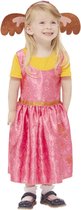Smiffy's - Olifant & Nijlpaard Kostuum - Sula Het Lieve Olifantje - Meisje - Roze - Maat 116 - Carnavalskleding - Verkleedkleding