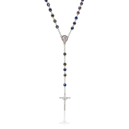 Perles de grenat chapelet Lenga - Chapelet bleu/violet - Collier chapelet -  Collier... | bol