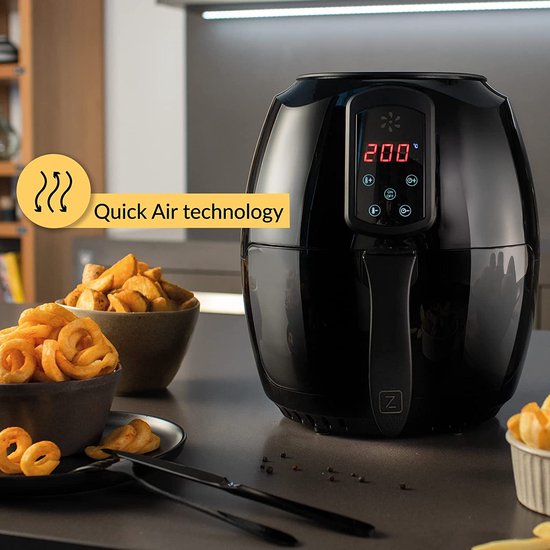 BluMill Mini Airfryer - Compacte Heteluchtfriteuse - Airfyer 2 Personen -  1000W - 2L | bol