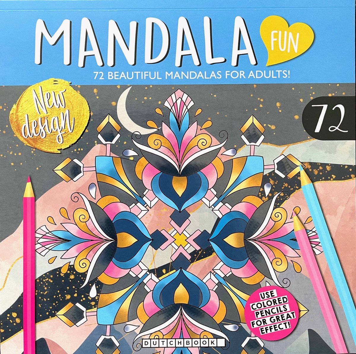 Mandala Kleurboek voor Volwassen met 72 Kleurplaten