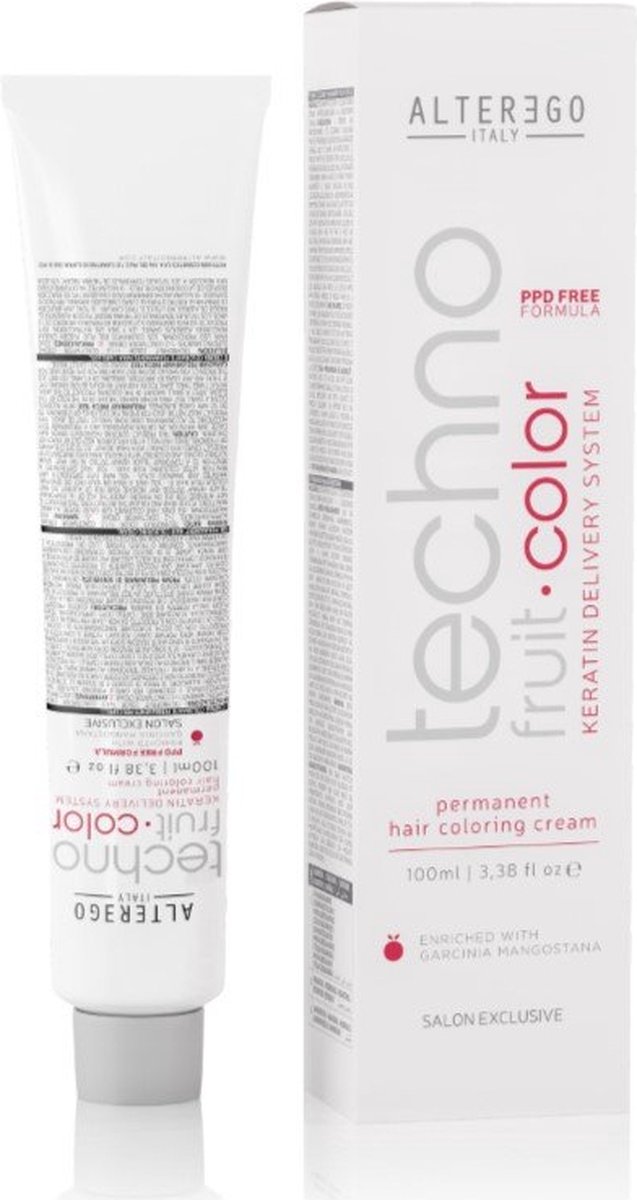 Alterego Techno Fruit Color Permanent Hair Coloring Cream 8/27 100ml