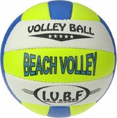 Beach volleyball 23CM blauw/wit/geel | volleybal | strand volleybal