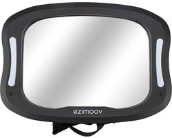 EZI MIRROR LED - Eco friendly - Auto spiegel baby met verlichting - hou je kind in de gaten. Ook in het donker - led verlichting - afstandsbediening - verstelbaar - achterbank - kind zien - duurzaam