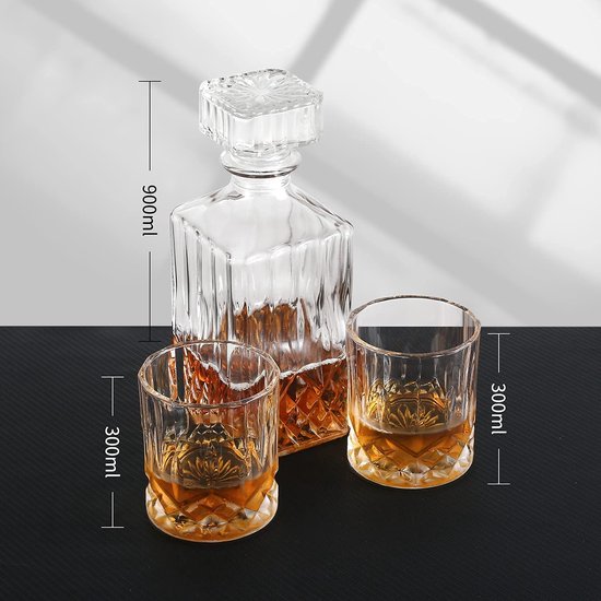 Carafe à whisky - Ensemble à whisky de Luxe avec carafe et verres - coffret  cadeau à... | bol