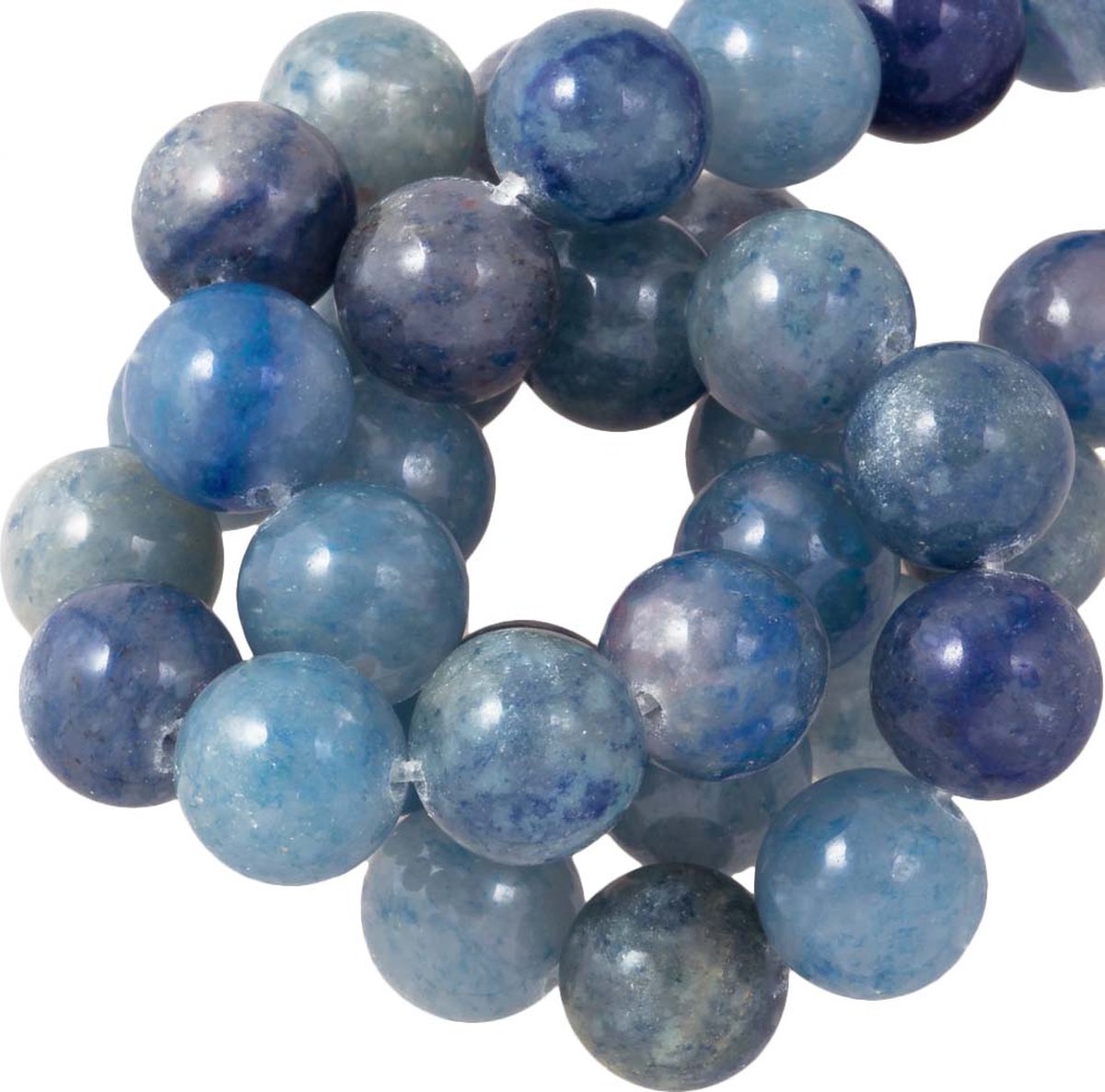 Blauwe Aventurijn Kralen (8 mm) 45 Stuks