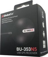 Globalsat BU-353N5 GPS-ontvanger met USB-aansluiting, magnetische bevestiging en waterbestendig