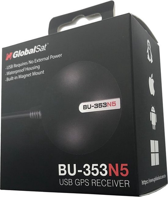Globalsat BU-353N5 GPS-ontvanger met USB | bol